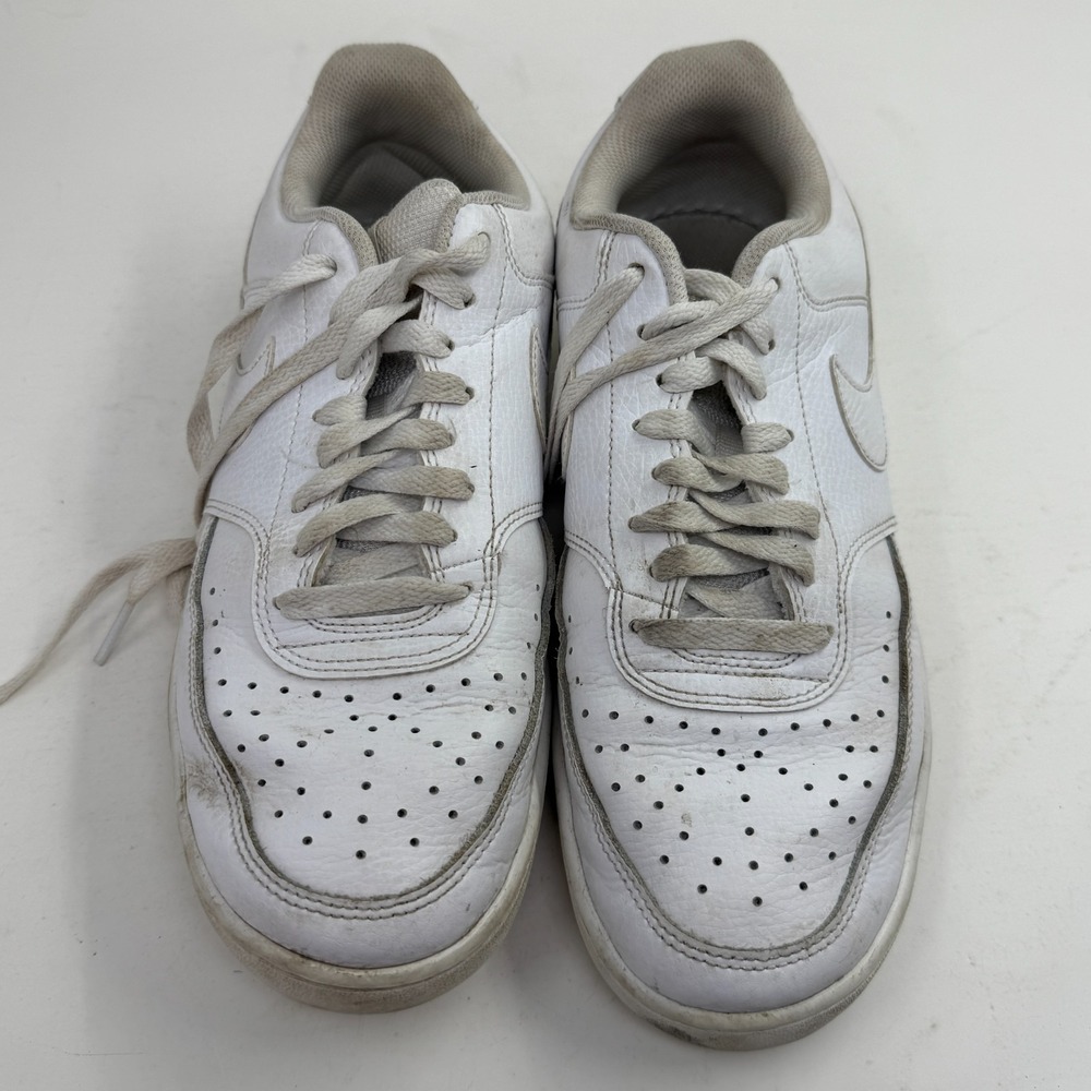 Nike Court Vision Low Triple White CD5434-100 Men's Size 10 Sneakers  Shoes